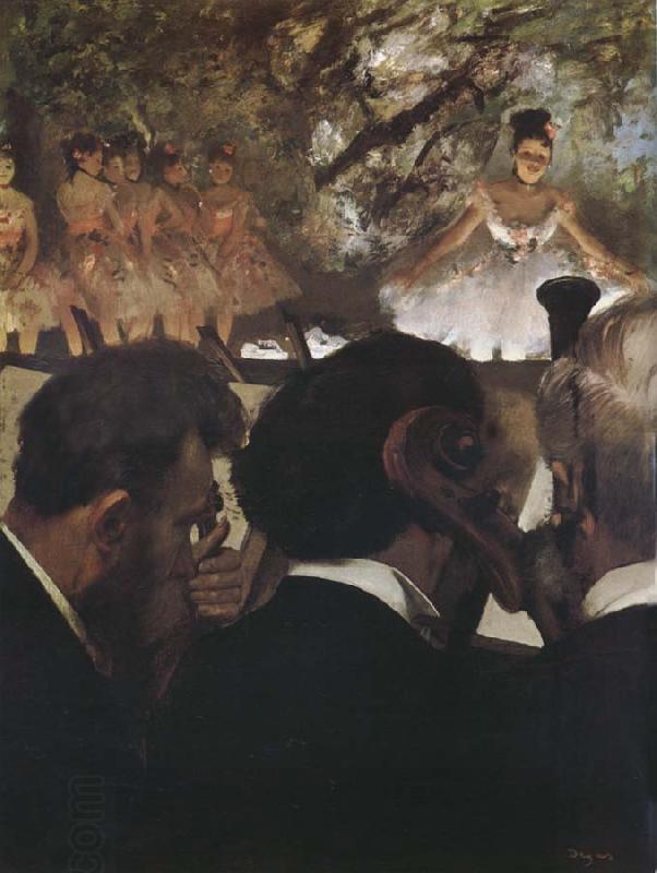 Edgar Degas Musician China oil painting art